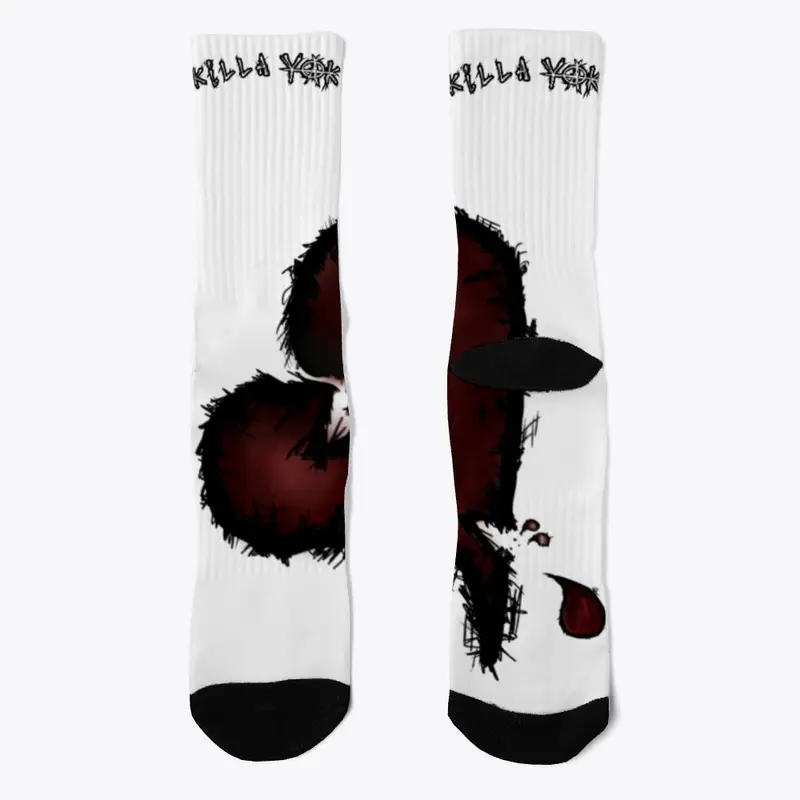 Broken heart socks